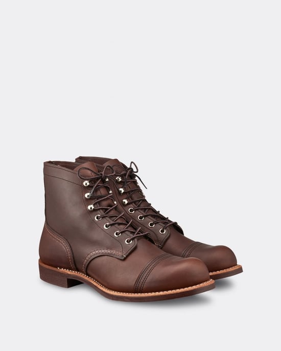 Red Wing Schuhe Iron Ranger Braun Amber Herren Stiefel - Image 1