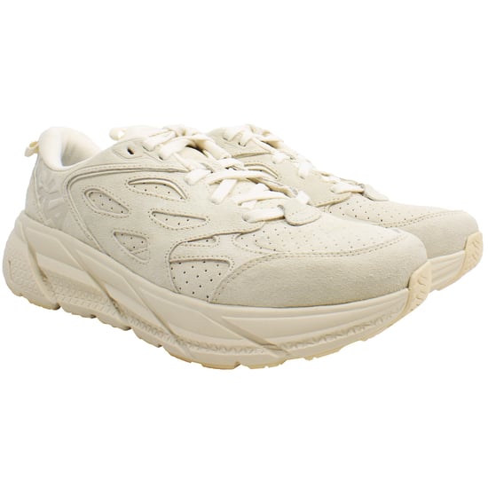 Hoka One Clifton L Unisex Beige Sneaker - Image 3