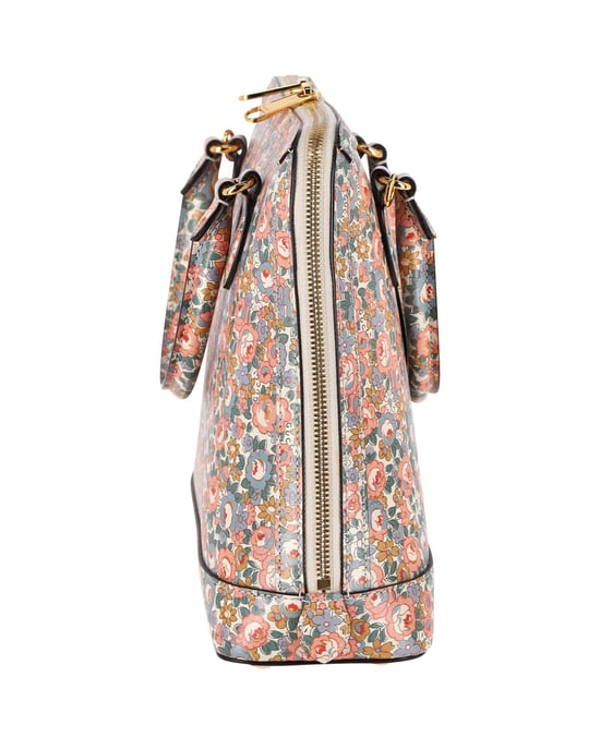 Gucci 1955 Horsebit Liberty London Blumen-Tote aus mehrfarbigem Leder - Image 2