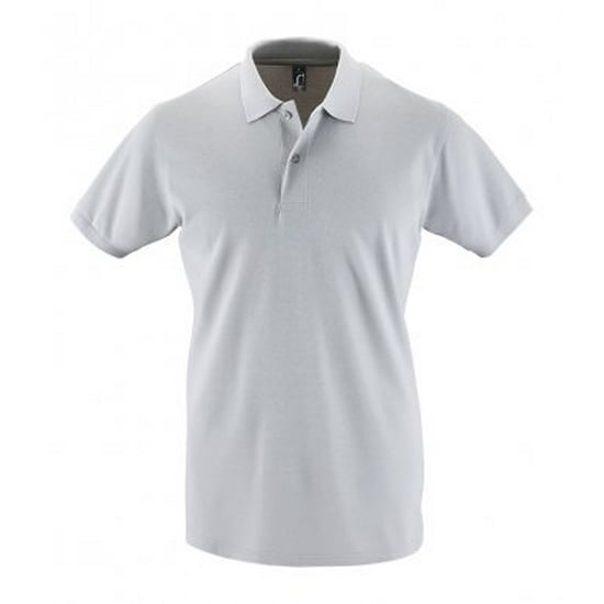 SOLS Herren Perfect Pique Kurzarm-Poloshirt (Reines Grau) - Image 1