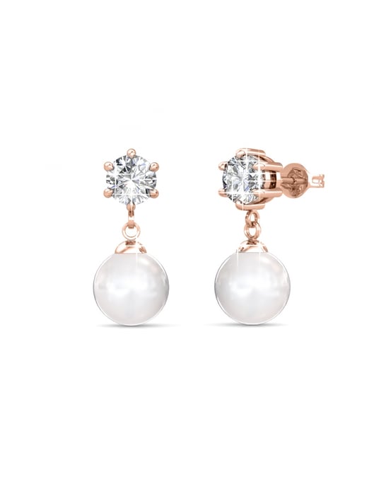Pauline Vollmond Perle - Rose Gold und Kristall Set - Image 3