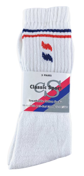 SOCK SNOB - 6ER PACK HERREN BAUMWOLLE GESTREIFTES MUSTER TRAINER SPORTSOCKEN - Image 2