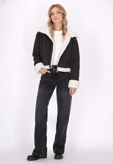 Dreimaster Jacke Damen dunkelbraun - Image 2
