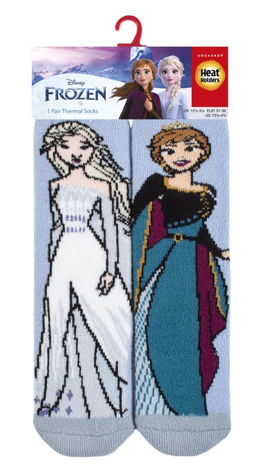 Wärmehalter Lite - Neuheit Disney Prinzessin Socken für Mädchen | Cinderella Ariel Frozen Belle - Gefroren - Image 2