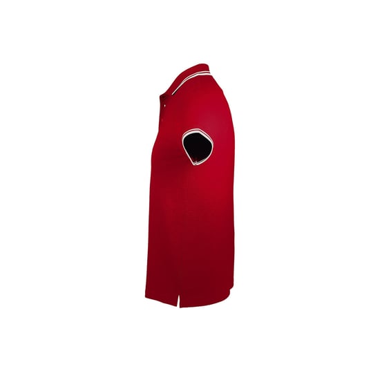 SOLS - Polo manches courtes PASADENA - Homme (Rouge/blanc) - Image 3