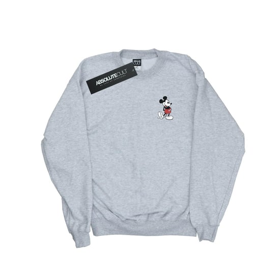Disney Herren Mickey Mouse Kickin Retro Chest Sweatshirt (Sport grau) - Image 1