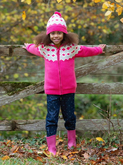Kite Clothing Jurassic Cosy Hat Pink