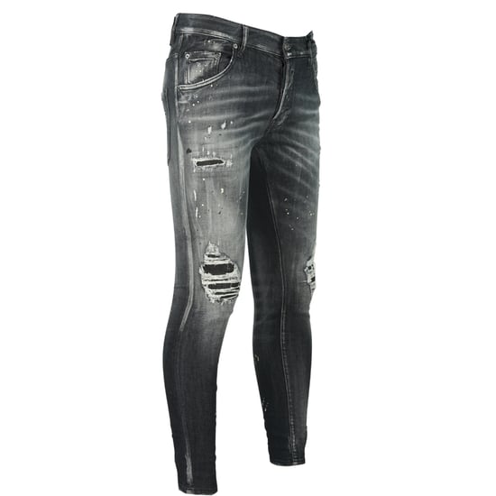 Dsquared2 Super Twinky Jean Farbe spritzen zerstörte Jeans - Image 3
