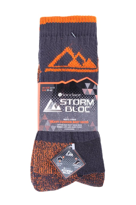 3 Paar Herren Heavy gepolstert atmungsaktiv Outdoor Baumwolle Wandern Socken - Image 2