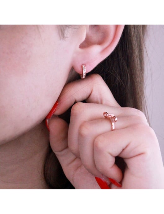 Kreisreifenset und Box - Rose Gold und Kristall - Image 4