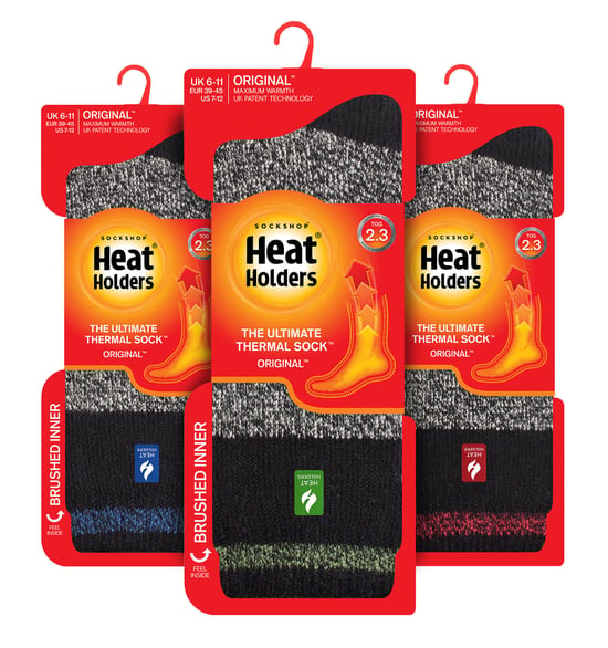 HEAT HOLDERS - 3er Pack Multipack Herren Thermosocken für den Winter - Twist - Image 2