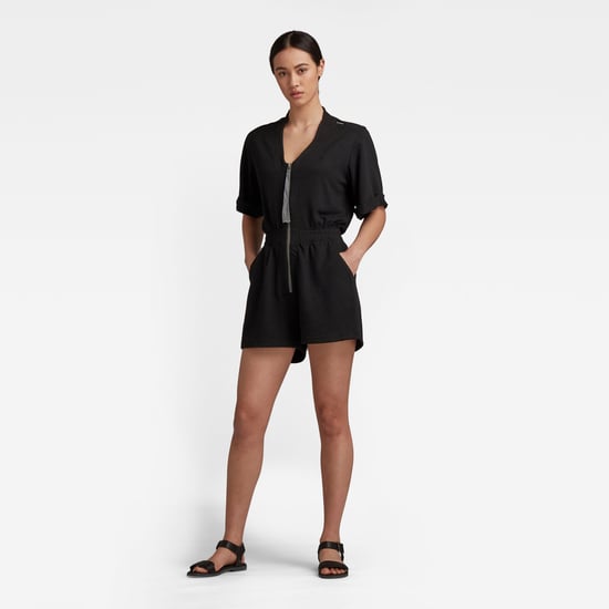 G-Star RAW Contrast Zipper Blouse Playsuit