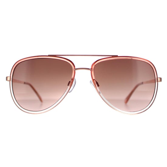 Guess Aviator Womens glänzend rosa Rauch Gradient GF0417 - Image 1