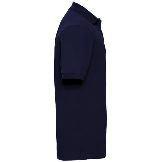 Russell Mens Ripple Kragen & Manschette Kurzarm-Poloshirt (French Navy) - Image 3
