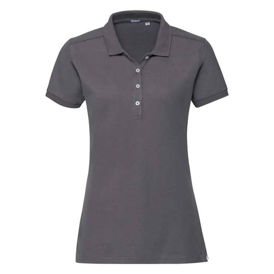 Russell - Poloshirt Stretch für Damen (Grau) - Image 1