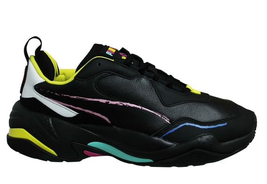 Puma Thunder x Bradley Theodore Black Leather Lace Up Mens Trainers 369394 01