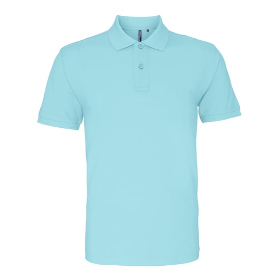 Asquith & Fox Mens Plain Kurzarm-Poloshirt (Bright Ocean) - Image 1