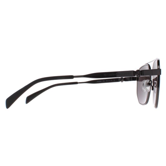 Alexander McQueen Pilotenbrille Unisex Ruthenium Grau AM0458S - Image 4