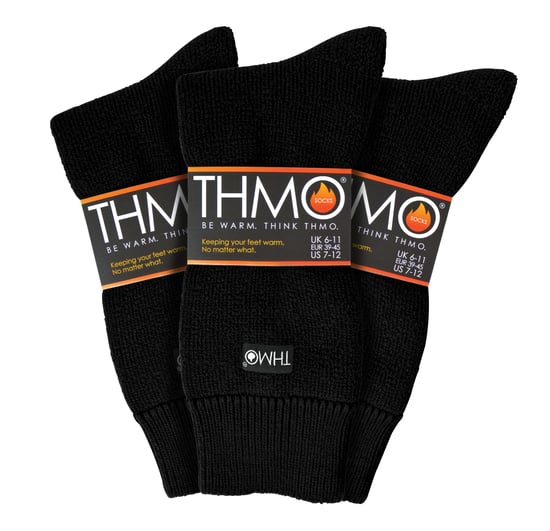 THMO - 3er Pack Multipack Herren dicke warme Wintersocken mit Comfort Top - Image 1