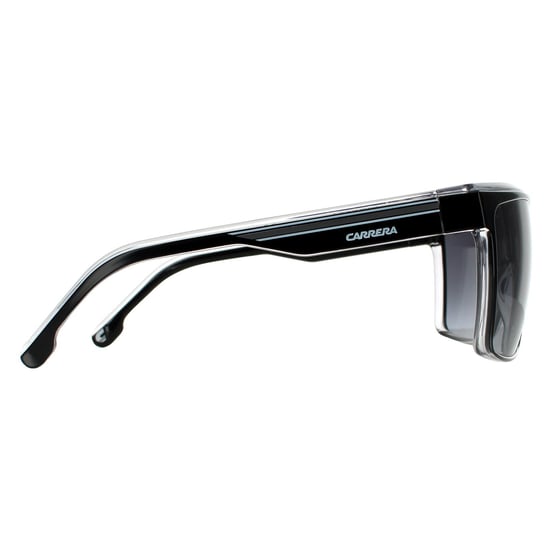 Carrera Shield Unisex Schwarz Weiß Dunkelgrau Gradient Sonnenbrille - Image 4