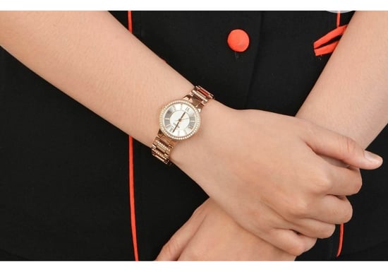 Fossil Virginia roségold Damen Armbanduhr ES3284 - Image 5