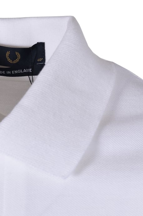 Polo M3 Made In England Fred Perry Pour Homme en Blanc - Image 2