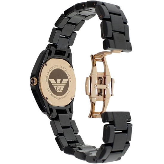 Emporio Armani Damenuhr Quartz Schwarz - Image 2