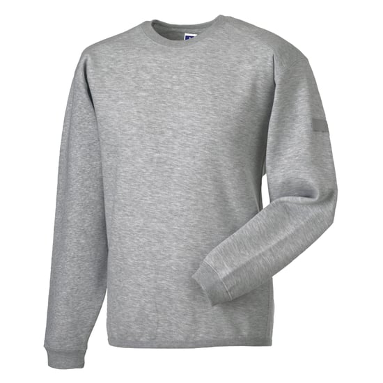 Russell Mens Rundhalsausschnitt Set In Sweatshirt Top (Light Oxford) - Image 2