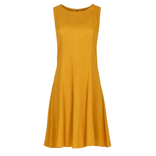 Senffarbenes Cloche-Kleid - Image 1