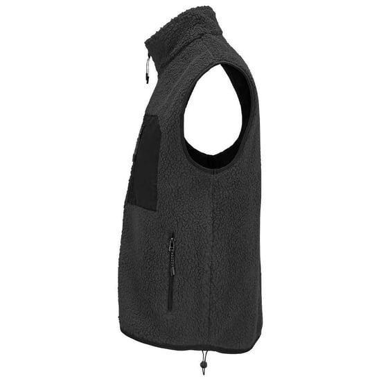 SOLS Unisex Adult Fury Sherpa Body Warmer (Carbon/Grau/Schwarz) - Image 2