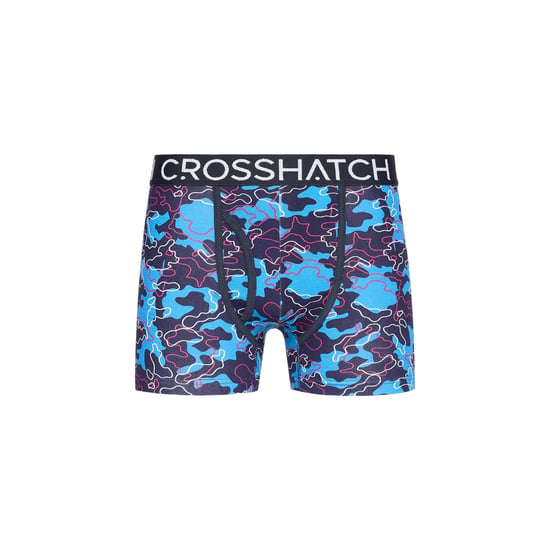 Crosshatch - "Linamo MVE" Boxershorts Offene Fliege für Herren (3er-Pack) (Blau) - Image 3