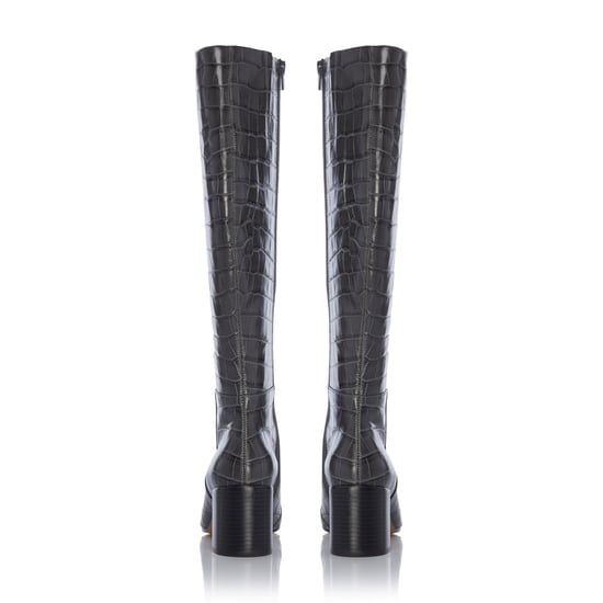 Dune Ladies SAFFIA Knee High Block Heel Boots