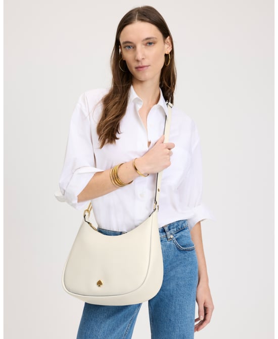 Kayla Pebbled Leather Large Shoulder Bag
