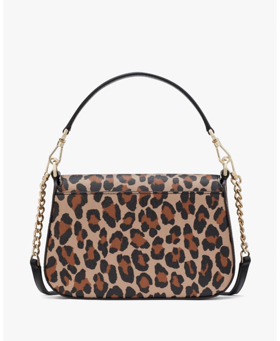 Phoebe Spotted Leopard Printed Small Flap Crossbody