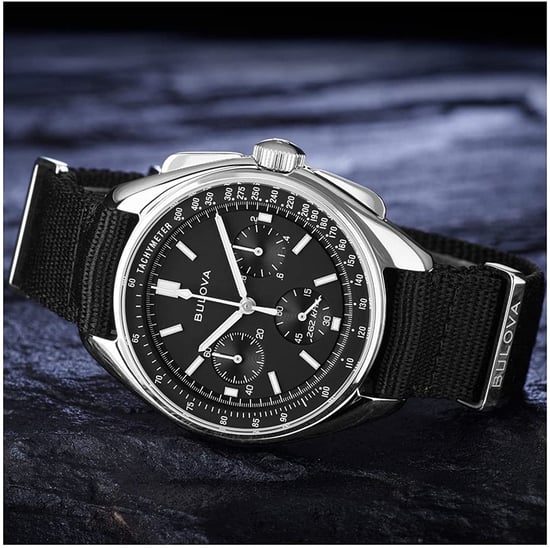 Bulova Lunar Pilot Men's Black Watch 96A225