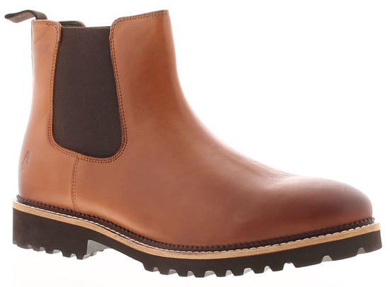 Hush Puppies Gwyneth Chelsea Wildleder Damen Stiefeletten In Tan - Image 1