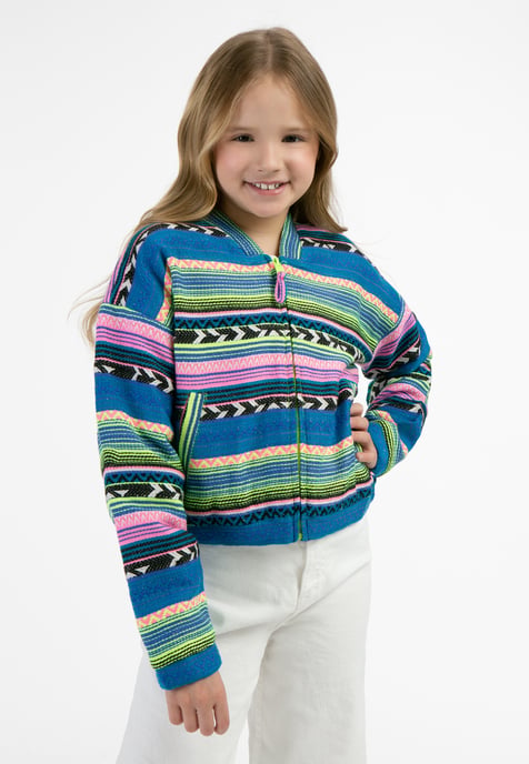 Mymo Bomberjacke Mädchen Mehrfarbig Neongrün - Image 3