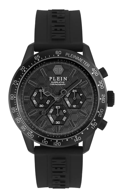 Philipp Plein Pleinmeter Herren Schwarz Uhr PWPYA0324 - Image 1
