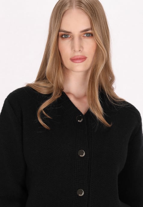 Dreimaster Cardigan Damen Schwarz - Image 5