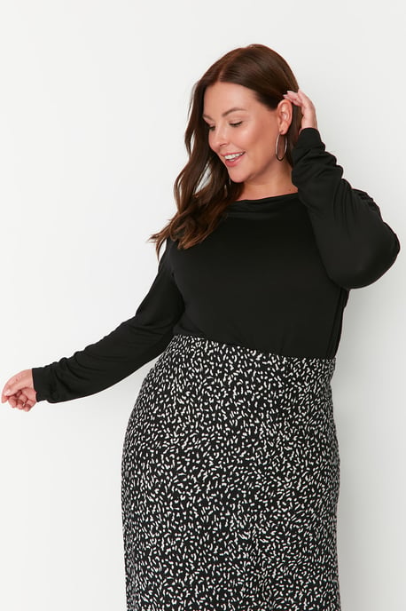 Trendyol Femmes Col bateau Chemisier grande taille - Image 3