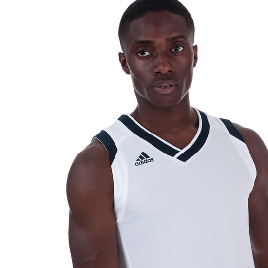 Men's adidas Crazy Explosive Jersey Vest Top in White