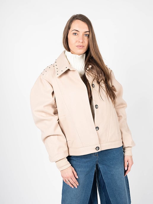 Silvian Heach Jacke Oversize Damen beige - Image 3