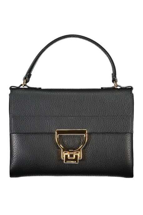 Coccinelle Damen schwarze Leder-Handtasche - Image 1