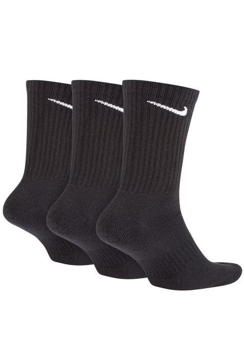 Nike Everyday Cushion Crew Trainingssocken, 3 Paar in Schwarz - Image 2