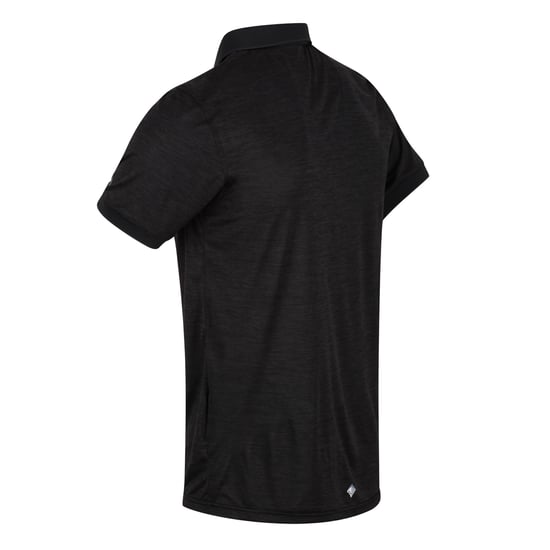 Regatta Mens Remex II Polo Shirt (Black)