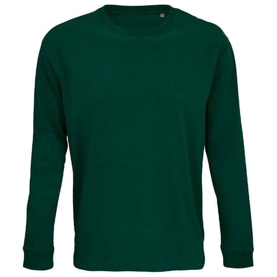 SOLS Unisex Adult Pioneer Organic Cotton Long-Sleeved T-Shirt (Green Empire)
