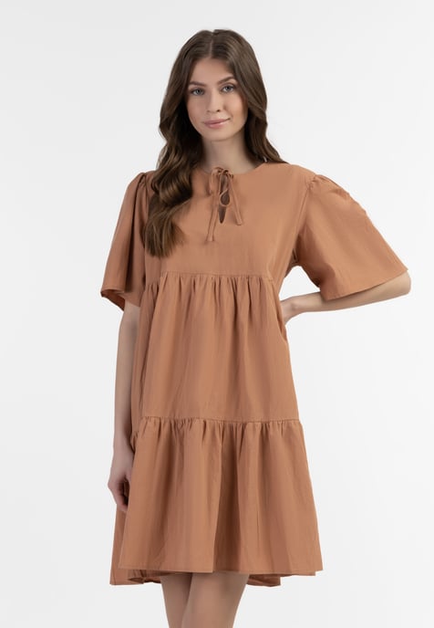 Dreimaster Kleid Damen hellrost - Image 3