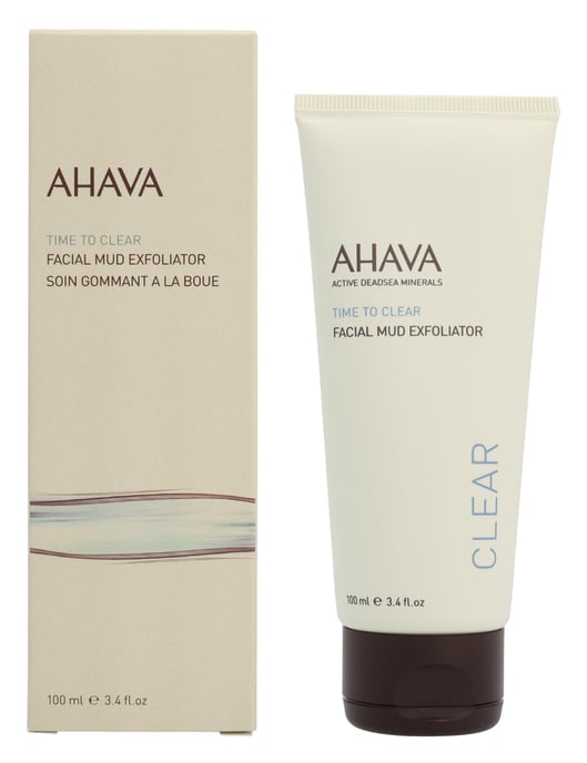 Ahava Time To Clear Facial Mud Exfoliator 100ml. - Image 1
