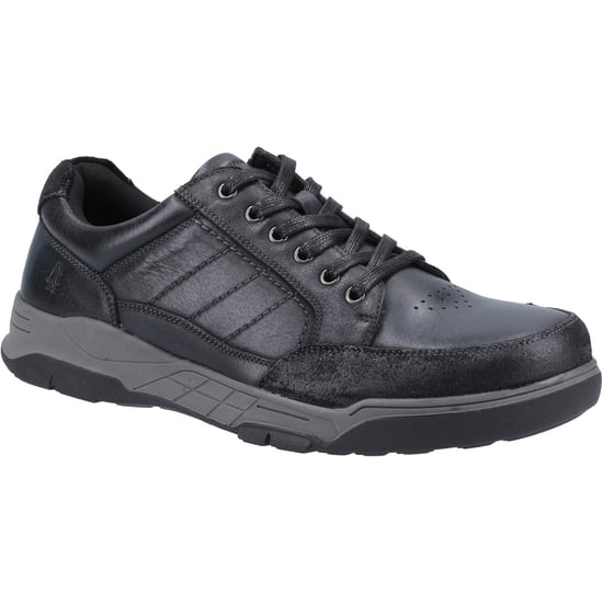 Hush Puppies Herren Finley Lederschuhe (Schwarz) - Image 1