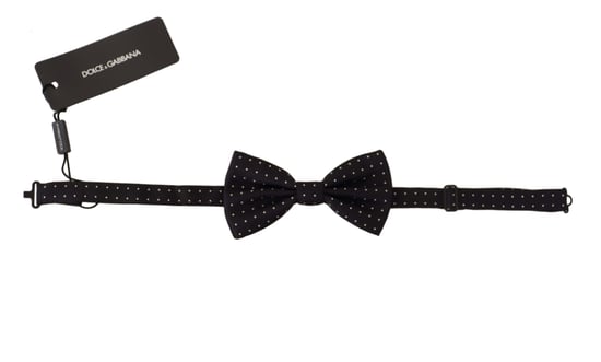 Dolce & Gabbana Graue 100% Seide Verstellbare Hals Papillon Männer Krawatte - Image 5